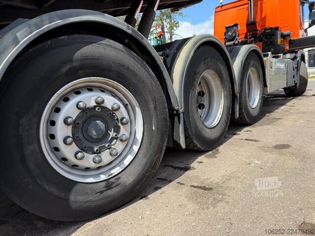 Savivartis su kranu Scania G370 8x4 TIPPER + CRANE PALFINGER PK 19.001 SLD...