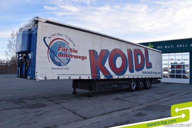 Auflieger mit Pritsche & Plane SCHWARZMÜLLER Light Palettenkasten SAF Achsen TÜV 11/26