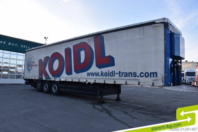 Auflieger mit Pritsche & Plane SCHWARZMÜLLER Light Palettenkasten SAF Achsen TÜV 11/26