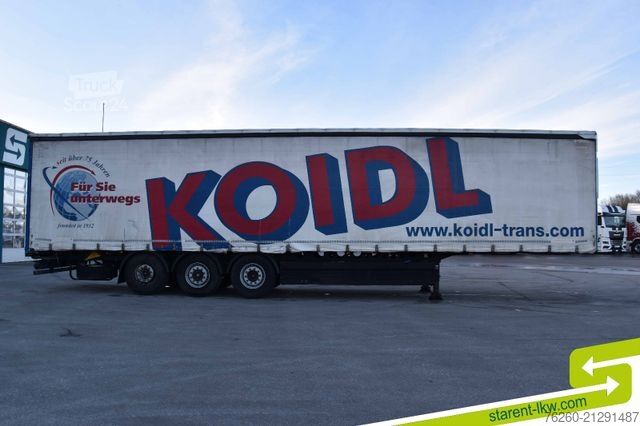 Auflieger mit Pritsche & Plane SCHWARZMÜLLER Light Palettenkasten SAF Achsen TÜV 11/26