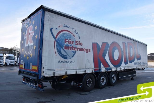 Auflieger mit Pritsche & Plane SCHWARZMÜLLER Light Palettenkasten SAF Achsen TÜV 11/26