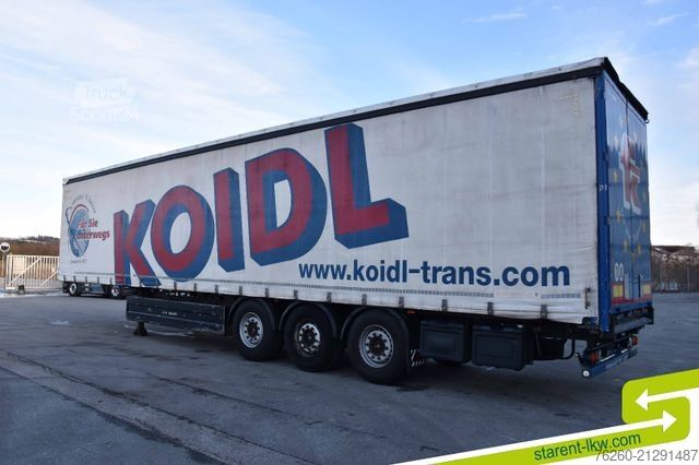 Auflieger mit Pritsche & Plane SCHWARZMÜLLER Light Palettenkasten SAF Achsen TÜV 11/26