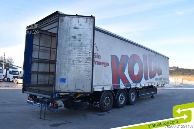 Auflieger mit Pritsche & Plane SCHWARZMÜLLER Light Palettenkasten SAF Achsen TÜV 11/26