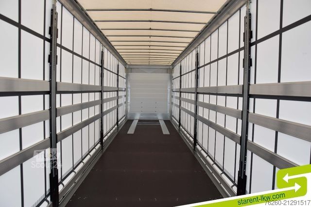 Auflieger mit Pritsche & Plane SCHMITZ CARGOBULL Megatrailer Hubdach Liftachse D.C.9.5 Zert MIETE