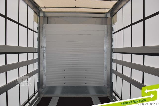 Auflieger mit Pritsche & Plane SCHMITZ CARGOBULL Megatrailer Hubdach Liftachse D.C.9.5 Zert MIETE