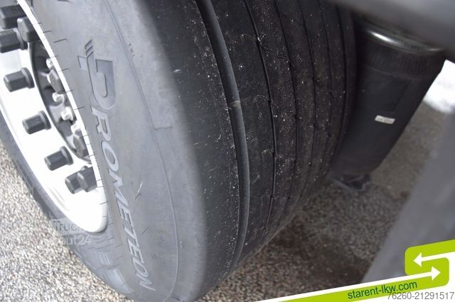 Auflieger mit Pritsche & Plane SCHMITZ CARGOBULL Megatrailer Hubdach Liftachse D.C.9.5 Zert MIETE