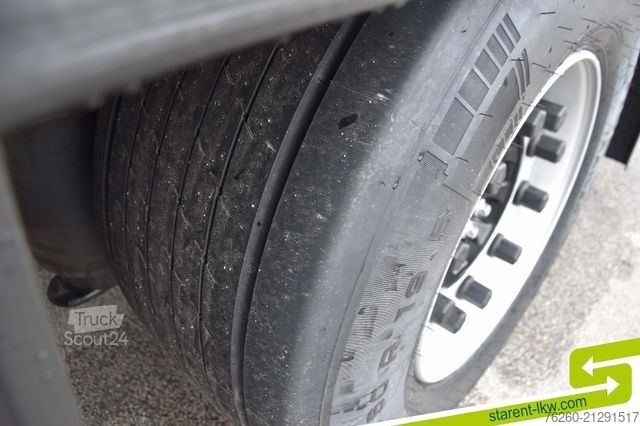 Auflieger mit Pritsche & Plane SCHMITZ CARGOBULL Megatrailer Hubdach Liftachse D.C.9.5 Zert MIETE