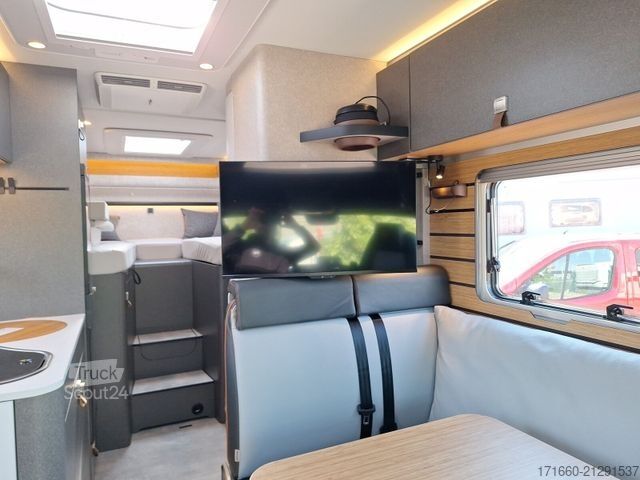 Teilintegriertes Wohnmobil HYMER/ERIBA ML-T CrossTrail 580 AHK, KLIMA, LEDER, SAT+TV