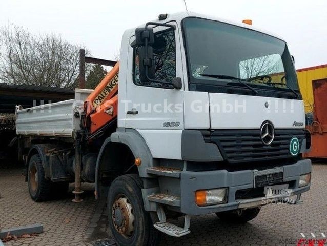 Trójstronna wywrotka MERCEDES-BENZ Atego 1828 / 4X4 ALLRAD / Meiller /18 Kran FUN K