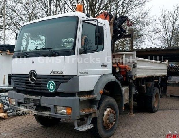 Wywrotka MERCEDES-BENZ Atego 1828 / 4X4 ALLRAD / Meiller /18 Kran FUN K