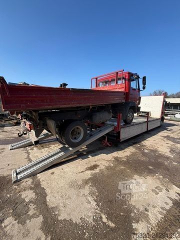 Camion plateau MAN 12.290  Tieflader