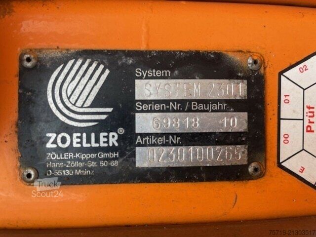 Autospecială de gunoi Mercedes-Benz 2633 6x2 Econic Haller M21/Zöller 2301