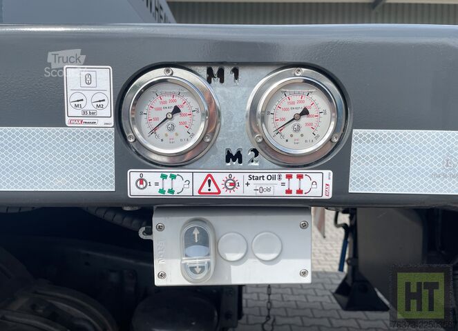 Niski poluprikolica MAX Trailer 2-Achs-Tele-Semi-Sattelauflieger