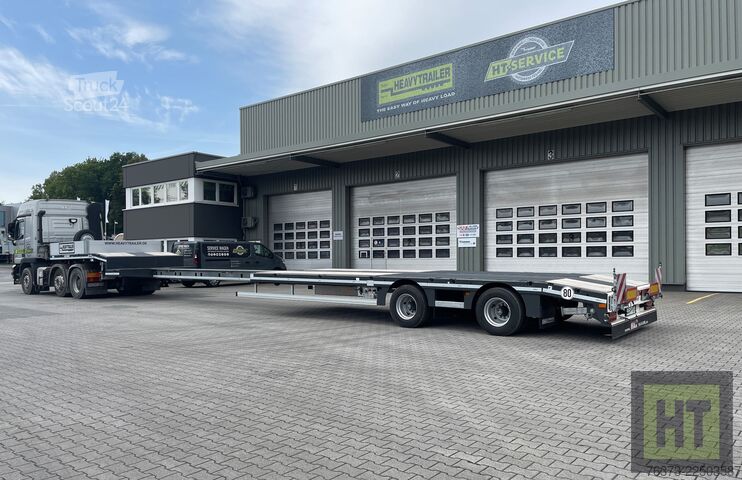 Niski poluprikolica MAX Trailer 2-Achs-Tele-Semi-Sattelauflieger