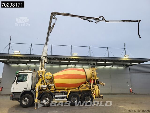 Pompă de beton Mercedes Actros 3244 8X4 Retarder Putzmeister 24 Mtrs Pu...