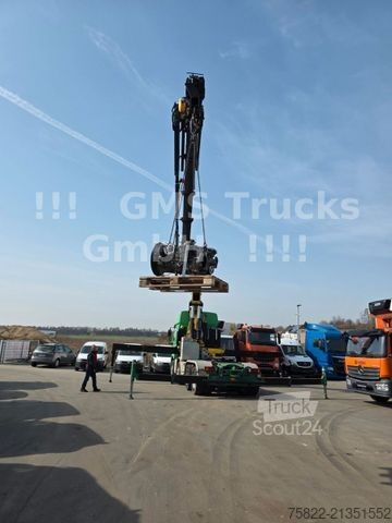 Krautuvas sumontuotas ant sunkvežimio DAF CF 510 /8X4/ 40m Kran Effer + Man basket+Lowbed