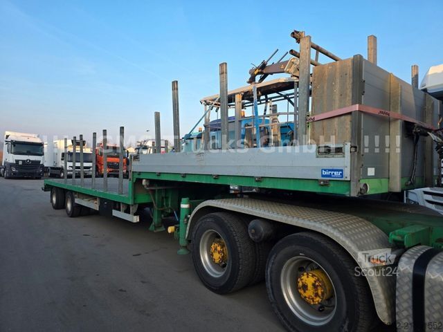 Krautuvas sumontuotas ant sunkvežimio DAF CF 510 /8X4/ 40m Kran Effer + Man basket+Lowbed