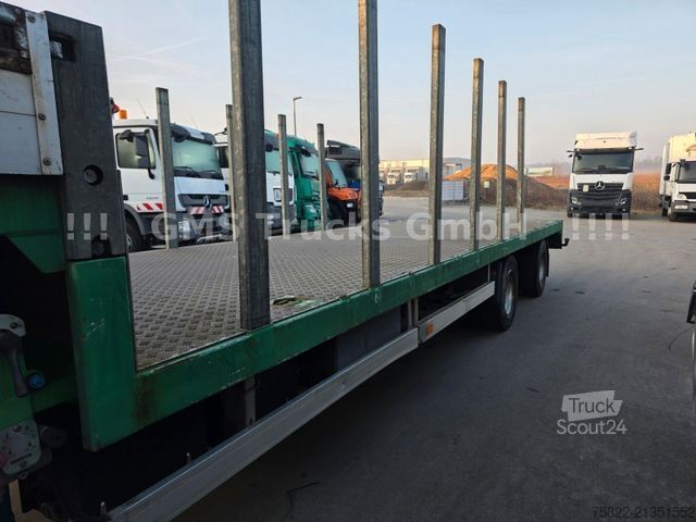 Krautuvas sumontuotas ant sunkvežimio DAF CF 510 /8X4/ 40m Kran Effer + Man basket+Lowbed