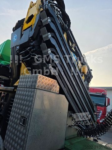 Krautuvas sumontuotas ant sunkvežimio DAF CF 510 /8X4/ 40m Kran Effer + Man basket+Lowbed