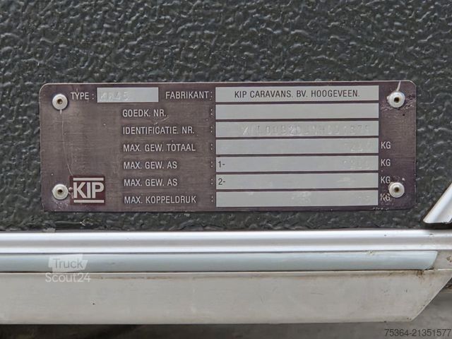 Karavan KIP KG 45 TLB Wohnwagen Toilet + Etagenbett