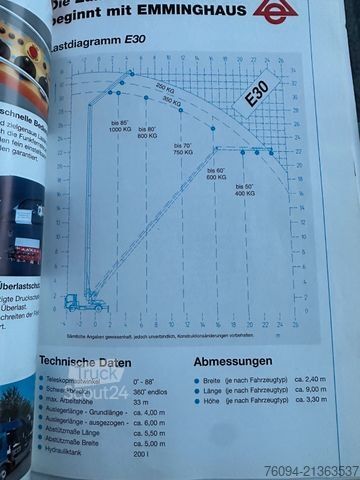 Vrachtwagen met kraanopbouw MERCEDES-BENZ Atego 815 Dachdecker Kran 34m Seilwinde