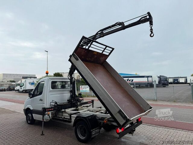 Kipper Mercedes-Benz 513 CDI, Crane Hiab 022-2 kipper
