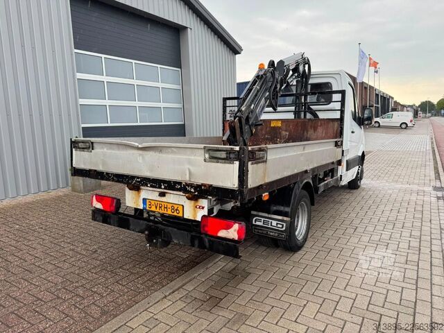 Kipper Mercedes-Benz 513 CDI, Crane Hiab 022-2 kipper