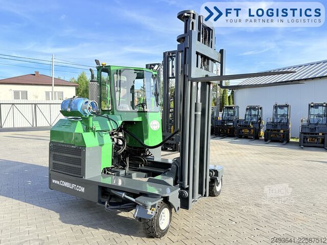 Wózek widłowy czterokierunkowy Combilift C4000 GAS DUPLEX 4350 FREE-LIFT POSITION