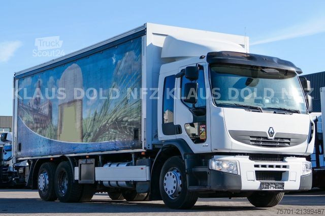 LKW mit Getränkeaufbau RENAULT Premium 430 Getränkewagen Lift-/Lenkachse LBW