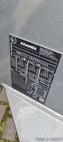 Kolesni nakladalnik KRAMER 8095Tele , Top Ausstattung