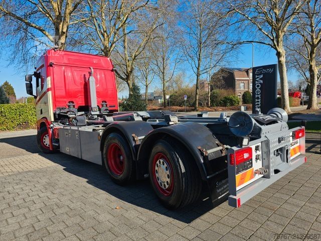 Kanca kasalı yük kamyonu (roll-off) SCANIA R500 Cr 20 6x2*4 Abrollkipper