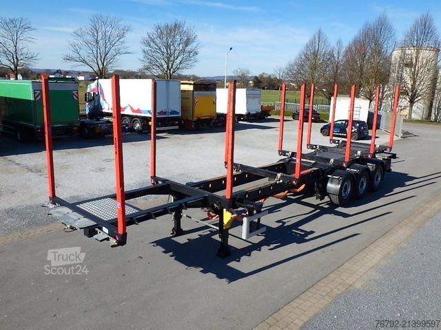 Timbersläpvagn DOLL H3L - 14XL Holzrungen/ExTe/teleskop/Lift-Lenkach