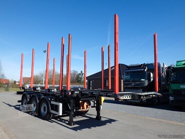 Timbersläpvagn DOLL H3L - 14XL Holzrungen/ExTe/teleskop/Lift-Lenkach