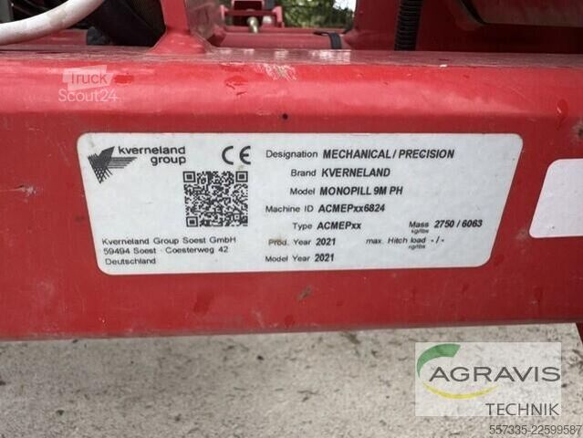 Прецизна сеялка Kverneland MONOPILL 9M PH