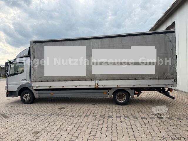 Gardinsided kassevogn MERCEDES-BENZ Atego*818*BL*Bordwände*Klima*EURO5*