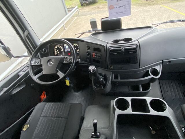 Camion cu platformă și prelată Mercedes-Benz Atego 1223 | Palfinger LBW*HU bis 03/25