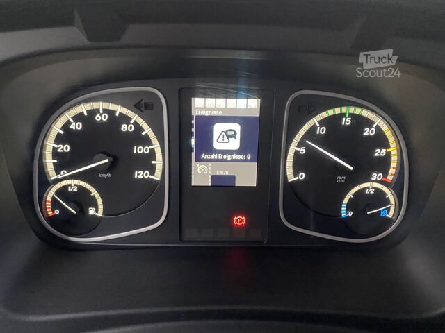 Camion cu platformă și prelată Mercedes-Benz Atego 1223 | Palfinger LBW*HU bis 03/25