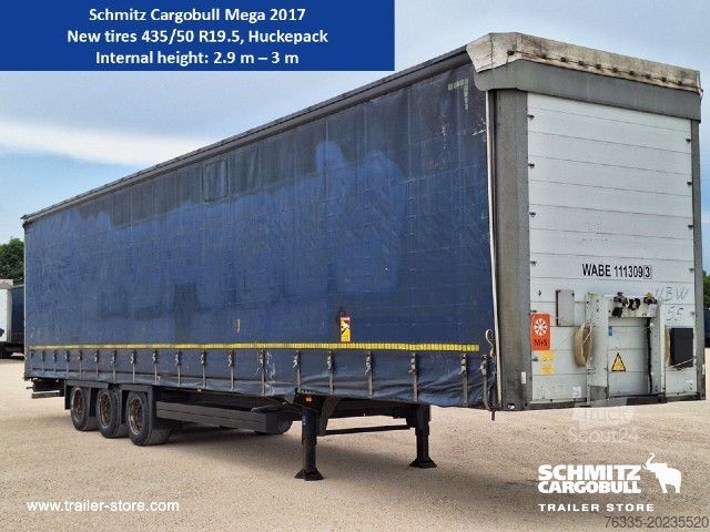 Semi-remorque bâchée Schmitz Cargobull Curtainsider Mega