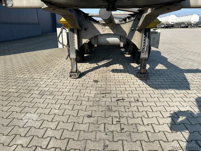 Container transportation Van Hool 3-ASSIGE OPLEGGER 20FT ADR CHASSIS / EMPTY WEIG...