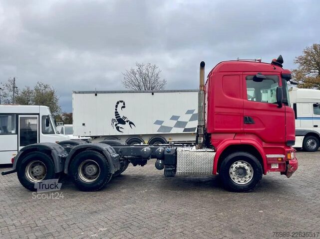 Alusta ja ohjaamo Scania R580 V8 6x4, RETARDER, 614915 km FULL SPRING!  ...