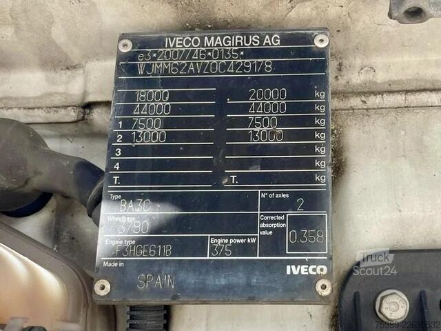 Štandard-SZM Iveco S-WAY 510 RETARDER, FRIGO