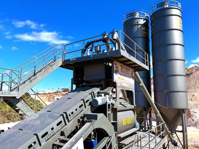 Centrale à béton mobile FABO concrete plants mobile concrete mixing plants 120 m³/h
