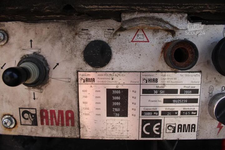 Caisse fermée Groenewegen 3x BPW 3 TONS  lift