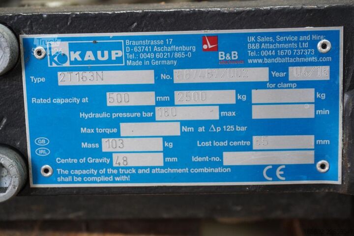 Villapozicionáló KAUP KAUP 2T163N, Breite 1160 mm