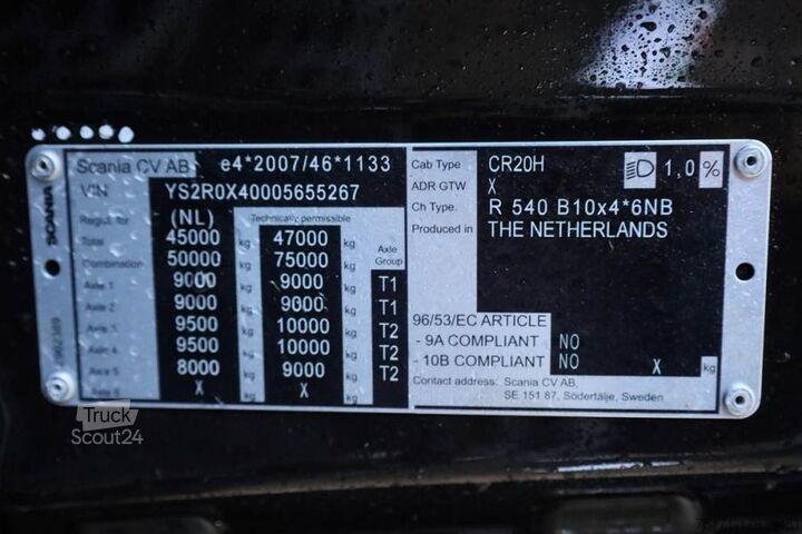 Кран підвищеної прохідності Scania R540 B10x4 With CORMACH 150tm Crane Valid inspecti
