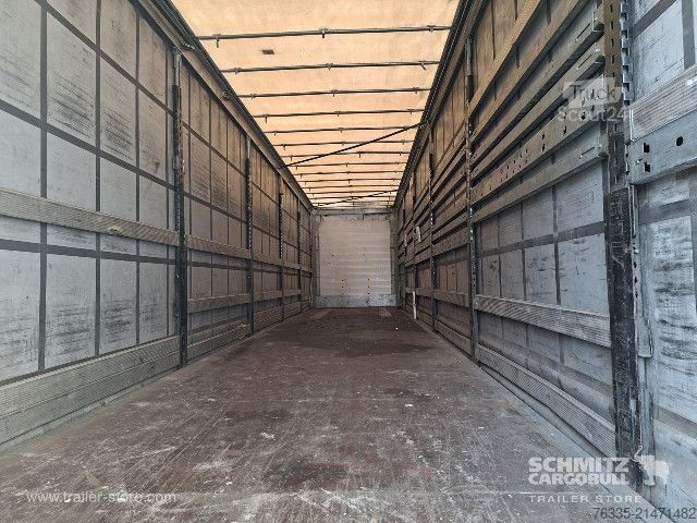 Atvērta puspiekabe ar tentu Schmitz Cargobull Curtainsider Mega Double deck