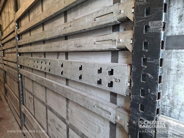 Atvērta puspiekabe ar tentu Schmitz Cargobull Curtainsider Mega Double deck