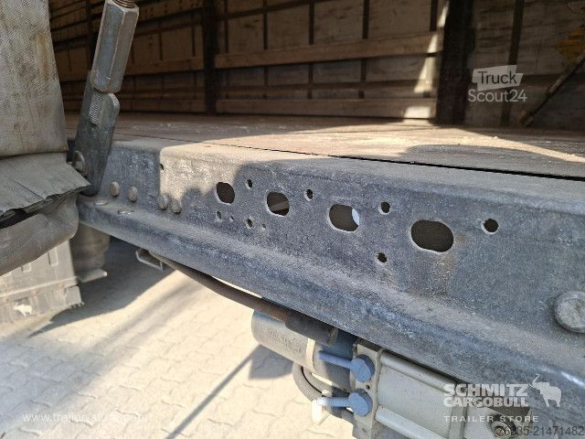 Atvērta puspiekabe ar tentu Schmitz Cargobull Curtainsider Mega Double deck