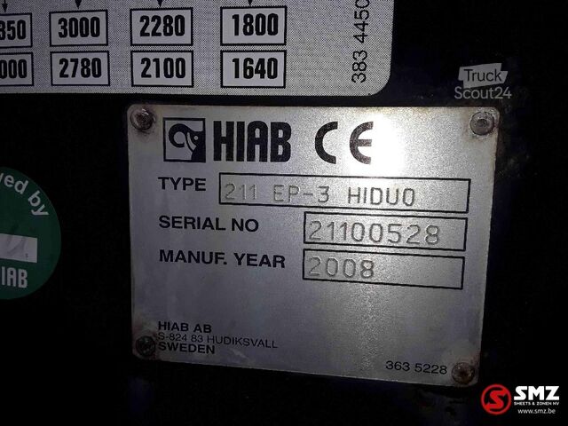 Open laadbak Mercedes Actros 2544 Hiab 211Ep_3