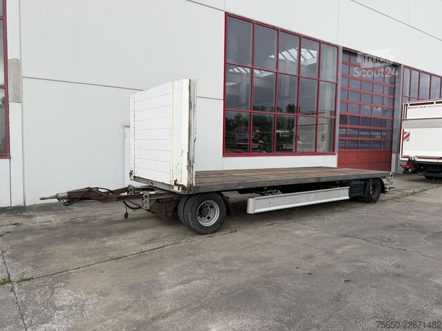 Reboque aberto Fliegl ZPS180  2 Achs Jumbo-Plato- Anhänger